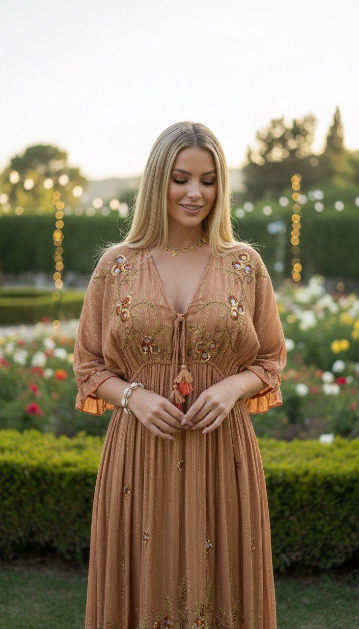 Maxi Bohemian Dress, Boho Wedding Dress, Boho Maxi Dress, Boho Dress Women, Hippie Dress, Beach Dress, Pattern Dress.