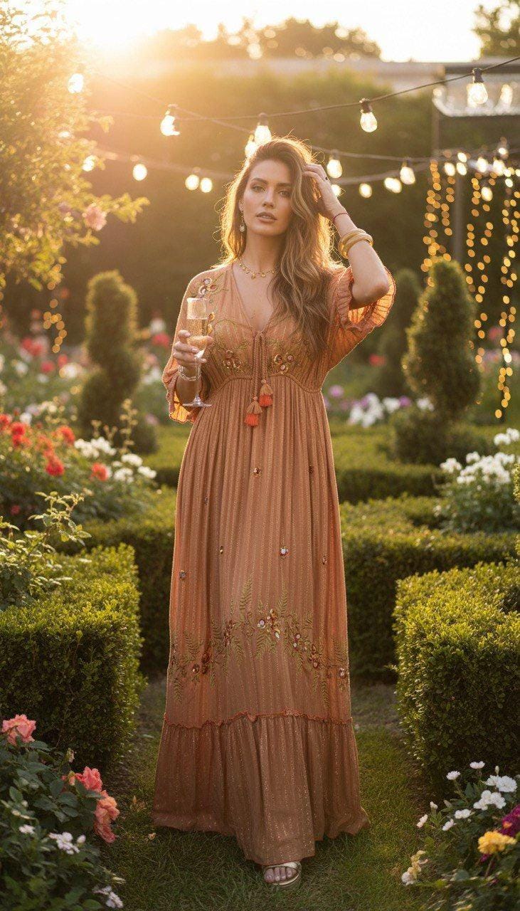 Maxi Bohemian Dress, Boho Wedding Dress, Boho Maxi Dress, Boho Dress Women, Hippie Dress, Beach Dress, Pattern Dress.