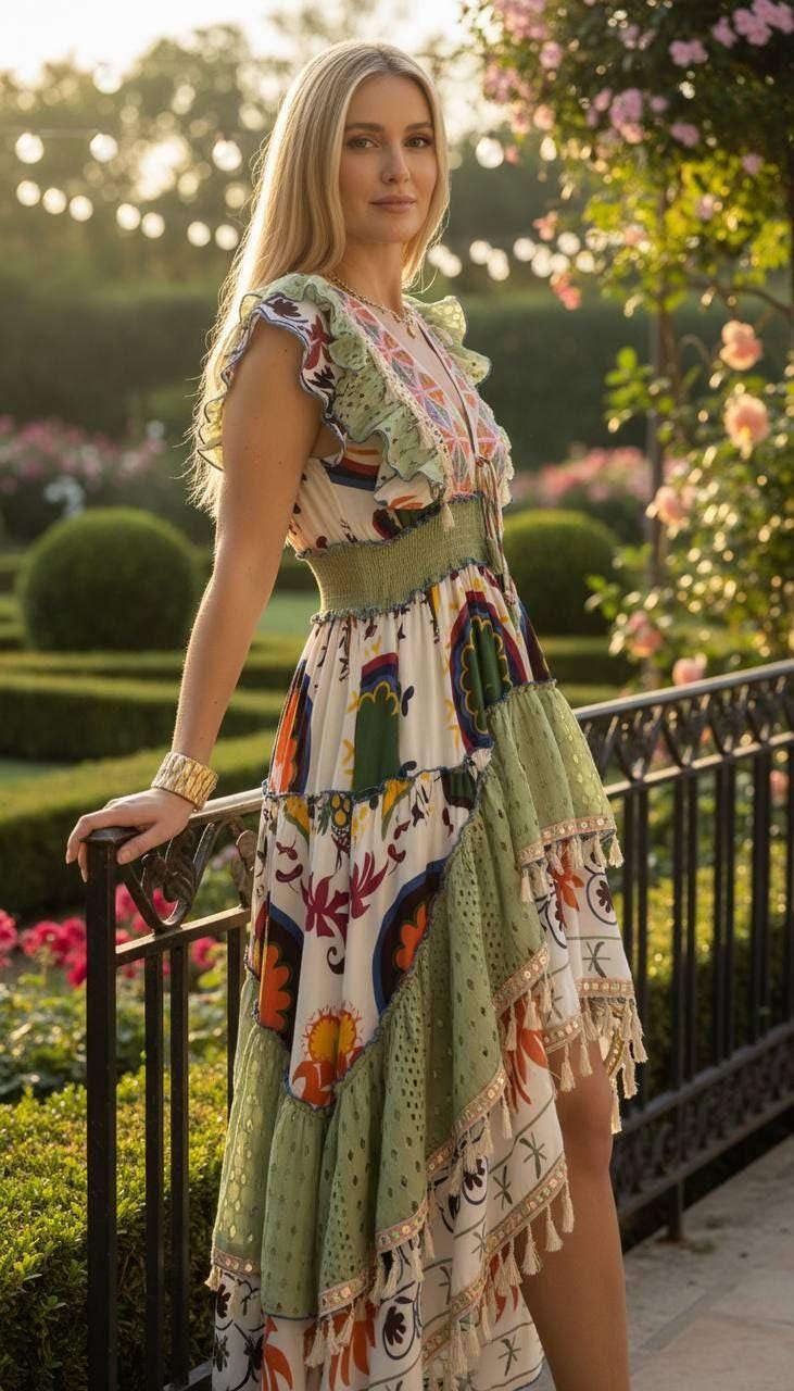 Hippie Boho Dress, Coachella Dress, Bohemian Dress, Maxi Boho Dress, Dress Boho Women, Wedding Dress Boho.