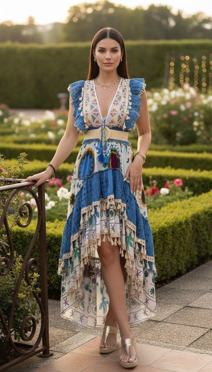 Hippie Boho Dress, Coachella Dress, Bohemian Dress, Maxi Boho Dress, Dress Boho Women, Wedding Dress Boho.