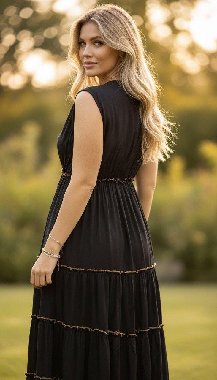 Maxi Boho Dress for Women, Bohemian Maxi Dress, Boho Wedding Dress, Dress Pattern, Boho Kleid, Coachella Dress, Hippie Dress, Formal Dress.