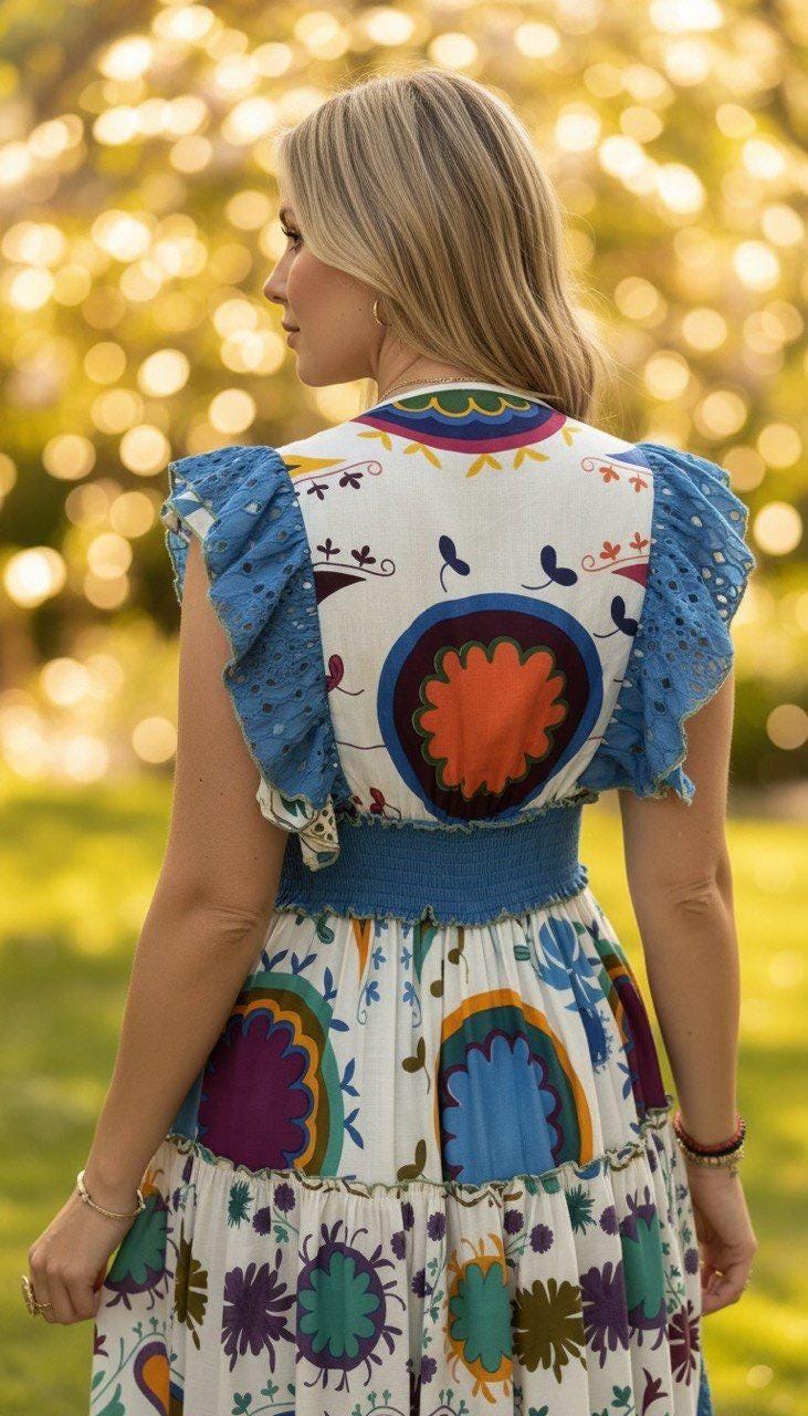 Hippie Boho Dress, Coachella Dress, Bohemian Dress, Maxi Boho Dress, Dress Boho Women, Wedding Dress Boho.