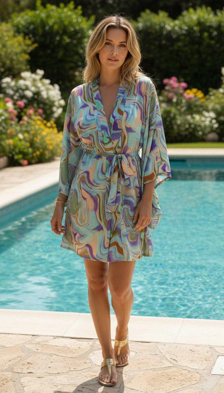 Two Piece Silk Boho Dress, Pants and Top, Two Piece Boho Set, Two Piece Bohemian Dress, Bohemian Two Piece, Hippie Two Piece Set.