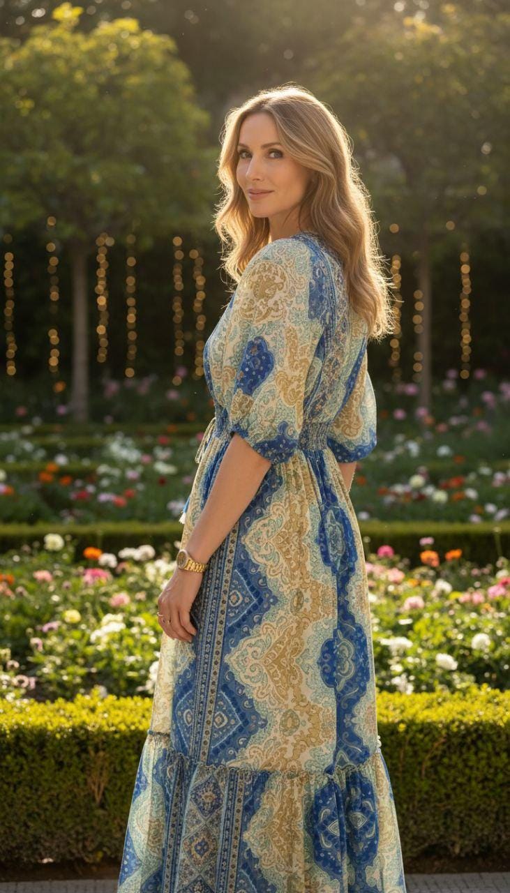 Maxi Silk Boho Dress, Hippie Silk Dress, Coachella Dress, Dress Pattern, Boho Lleida, Bohemian Silk Dress, Silk Maxi Dress.