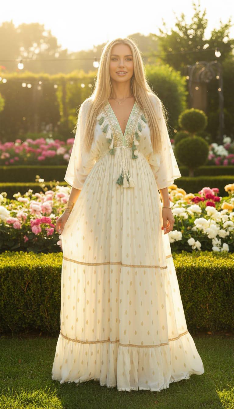 Boho Wedding Dress, Boho Kleid, Bohemian Maxi Dress, Wedding Dress Boho, Flowy Boho Dress, Summer Dress, Elegant Dress, Lace Dress, Boho.
