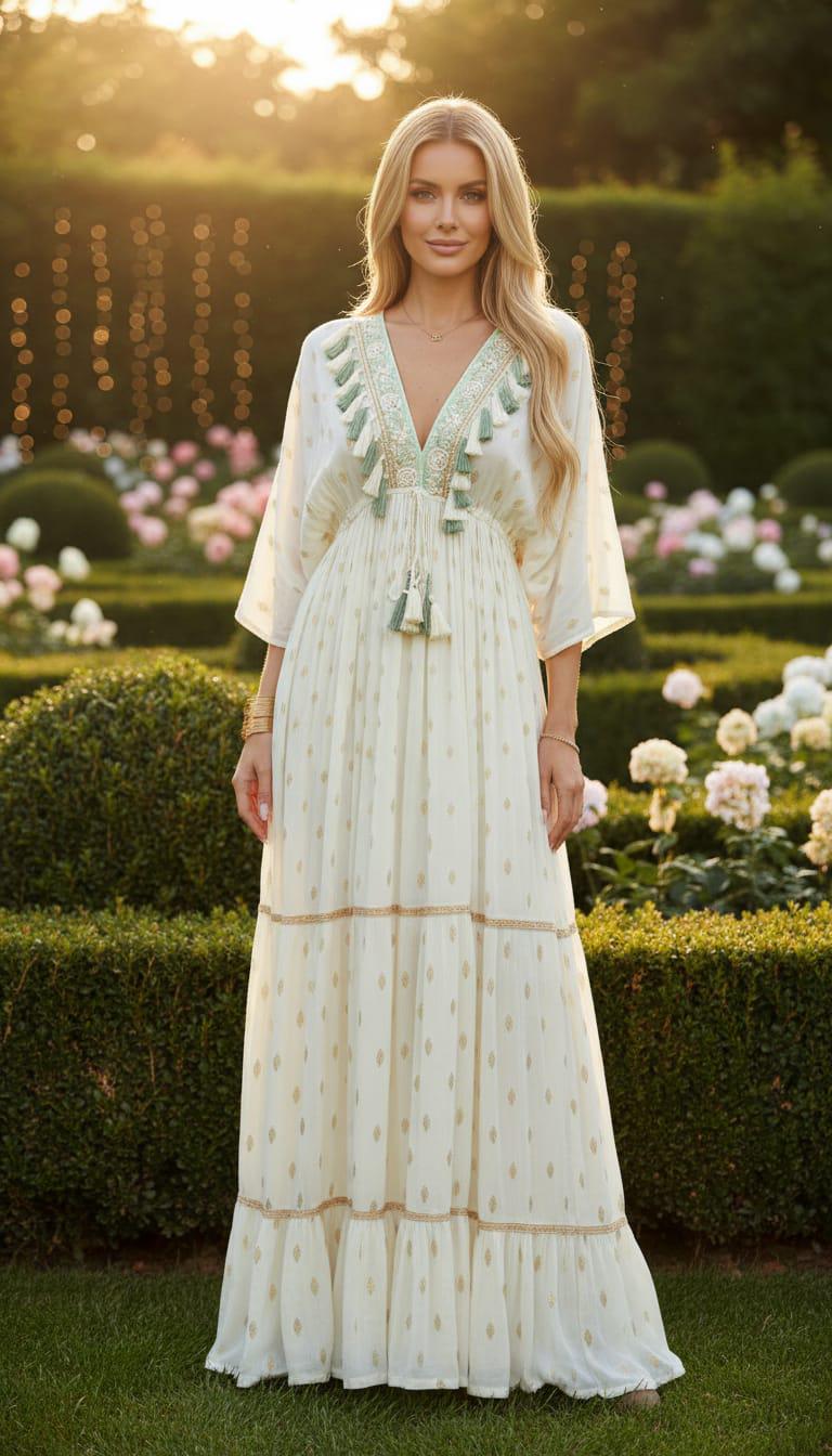 Boho Wedding Dress, Boho Kleid, Bohemian Maxi Dress, Wedding Dress Boho, Flowy Boho Dress, Summer Dress, Elegant Dress, Lace Dress, Boho.