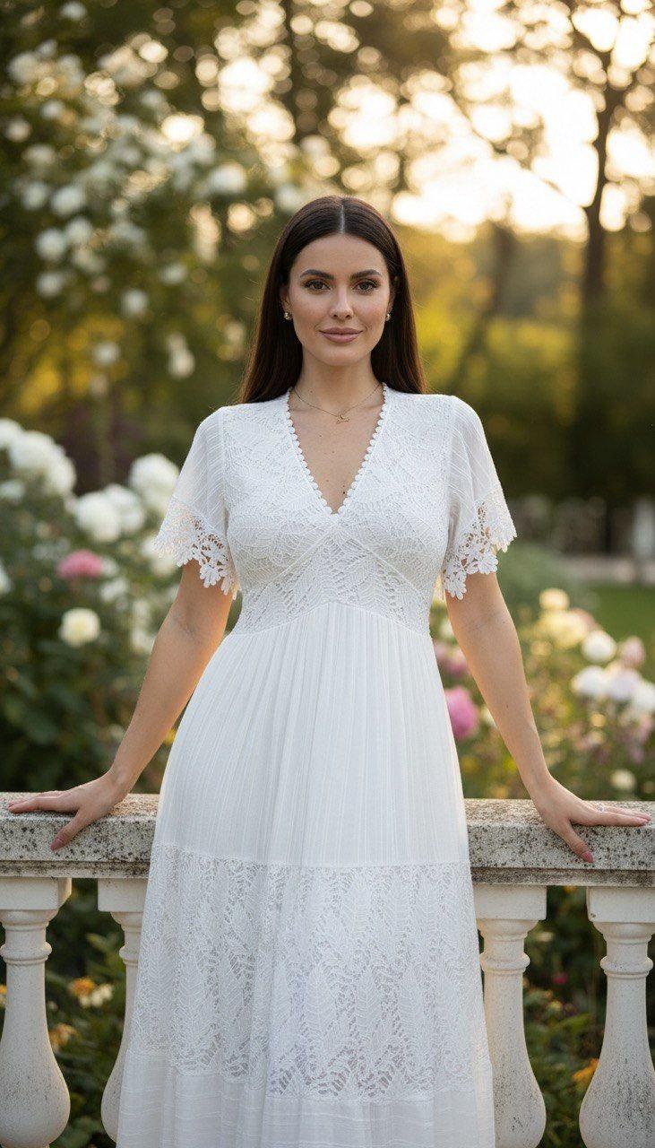 Boho Blue Lace Wedding Dress, Blue Boho Dress, Beach Wedding Dress, Bohemian Bride Dress, Boho Kleid, Blue Handmade Dress.