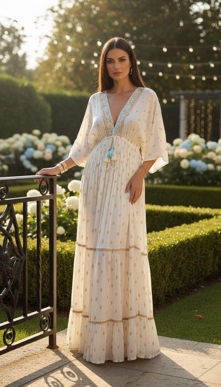 Boho Wedding Dress, Boho Kleid, Bohemian Maxi Dress, Wedding Dress Boho, Flowy Boho Dress, Dress Boho for Wedding, Dress Maxi Boho, Boho Chic