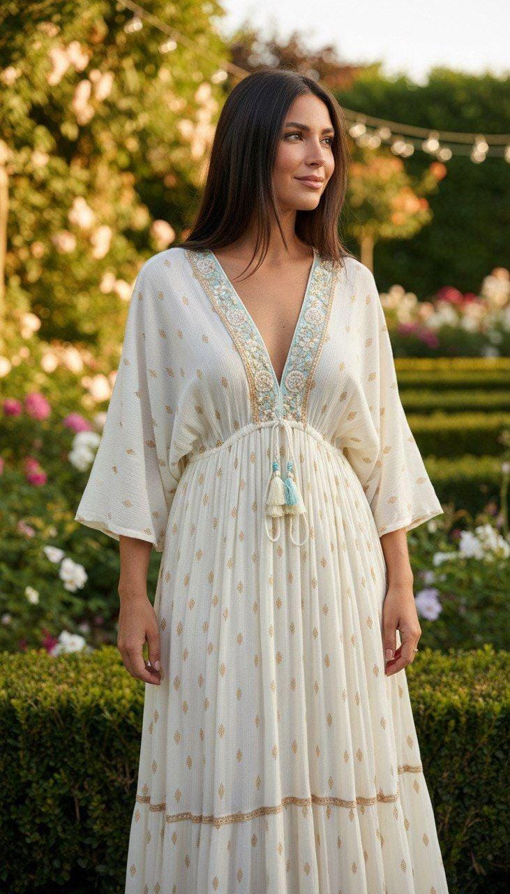 Boho Wedding Dress, Boho Kleid, Bohemian Maxi Dress, Wedding Dress Boho, Flowy Boho Dress, Dress Boho for Wedding, Dress Maxi Boho, Boho Chic