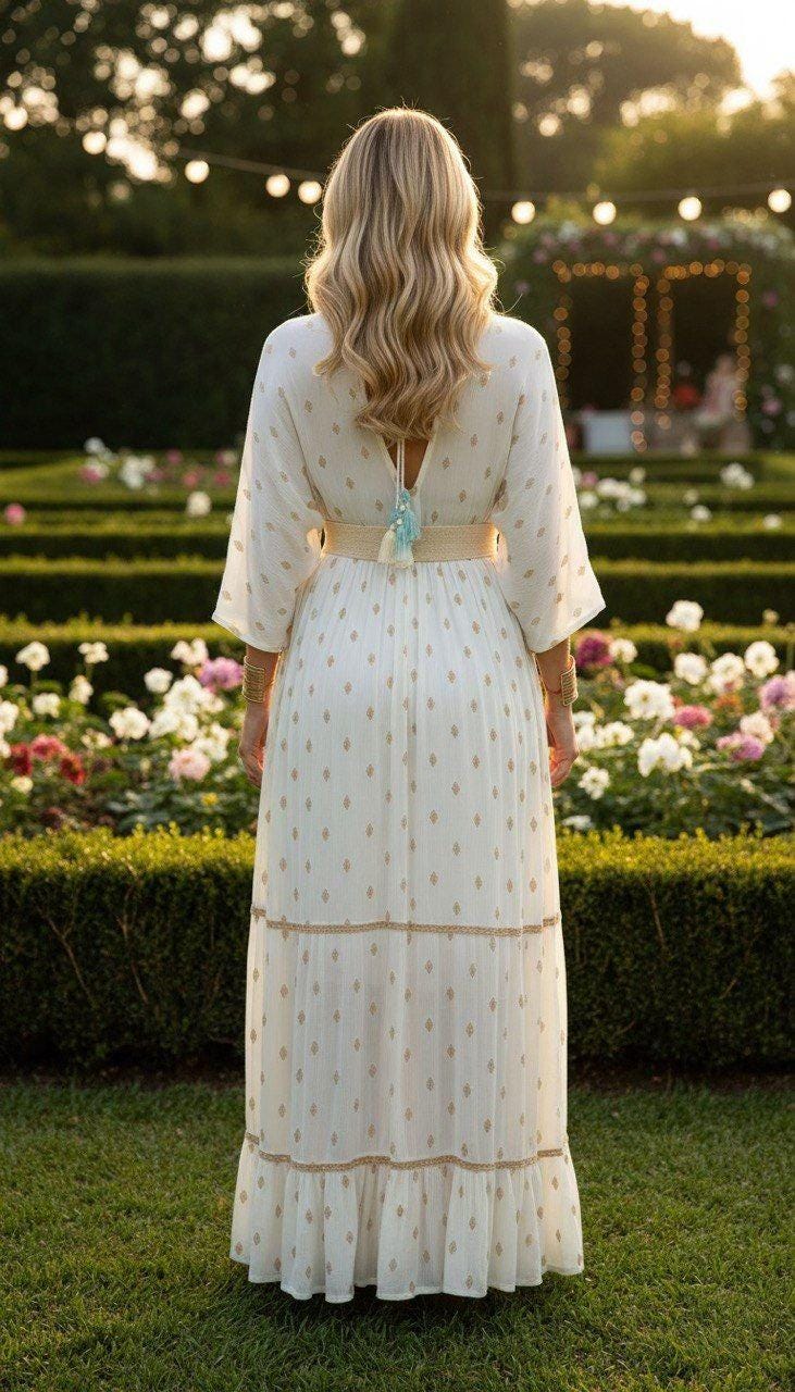 Boho Wedding Dress, Boho Kleid, Bohemian Maxi Dress, Wedding Dress Boho, Flowy Boho Dress, Dress Boho for Wedding, Dress Maxi Boho, Boho Chic