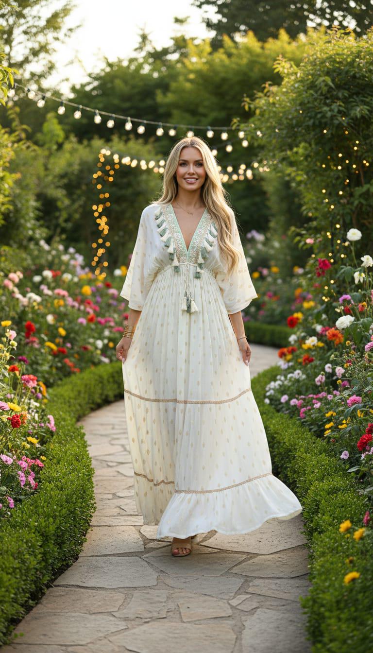 Boho Wedding Dress, Boho Kleid, Bohemian Maxi Dress, Wedding Dress Boho, Flowy Boho Dress, Summer Dress, Elegant Dress, Lace Dress, Boho.