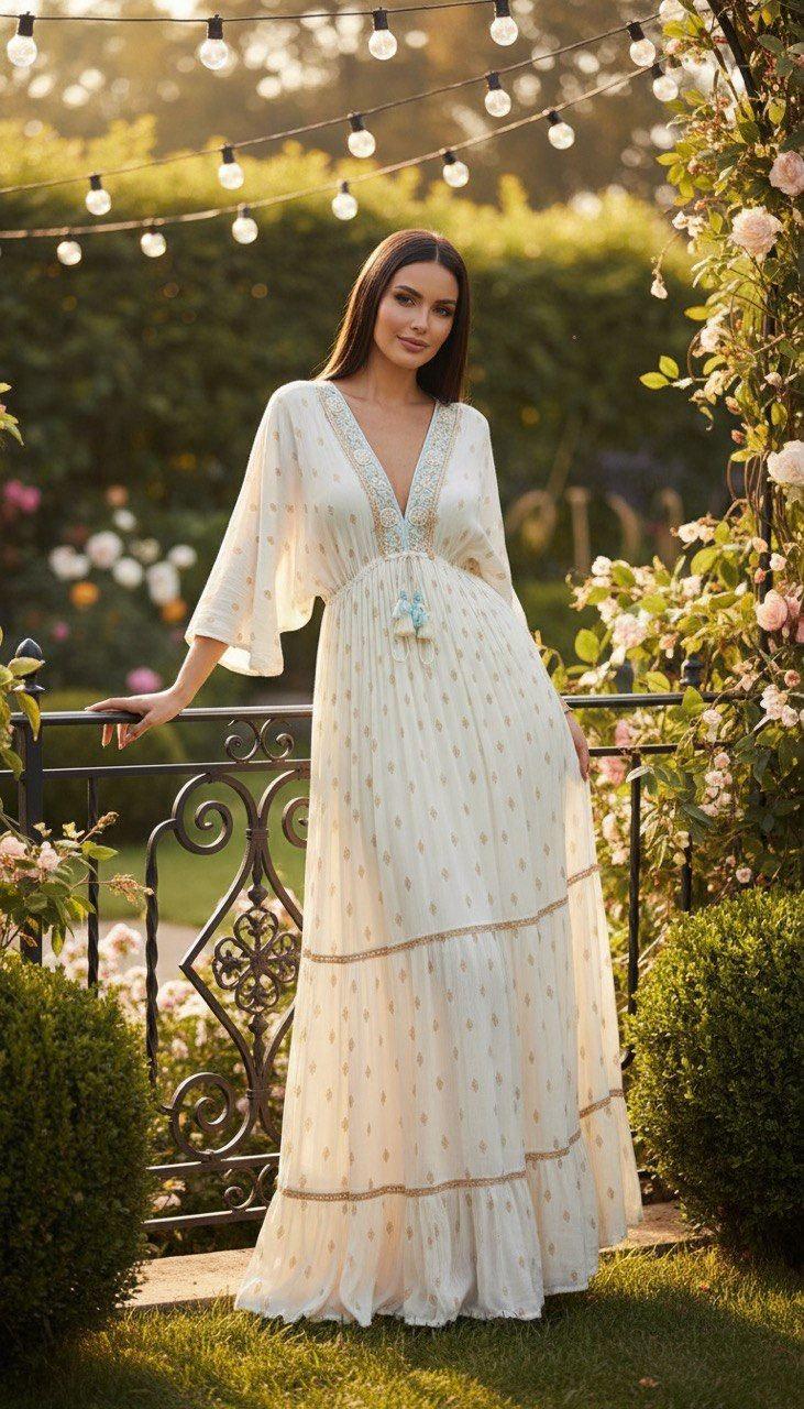 Boho Wedding Dress, Boho Kleid, Bohemian Maxi Dress, Wedding Dress Boho, Flowy Boho Dress, Dress Boho for Wedding, Dress Maxi Boho, Boho Chic